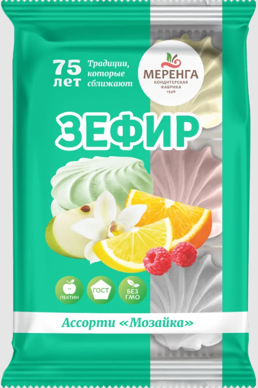 Меренга Зефир Мозайка, 270г  в Орске