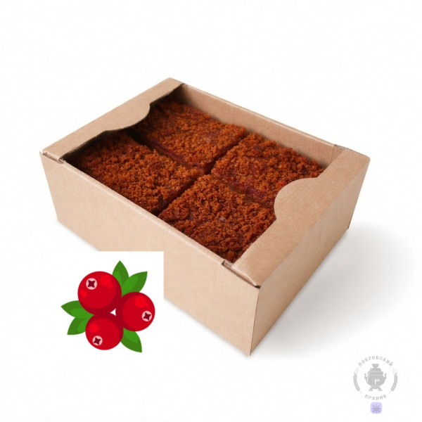 №3 Пряник 1кг с фруктовой начинкой Брусника в Орске