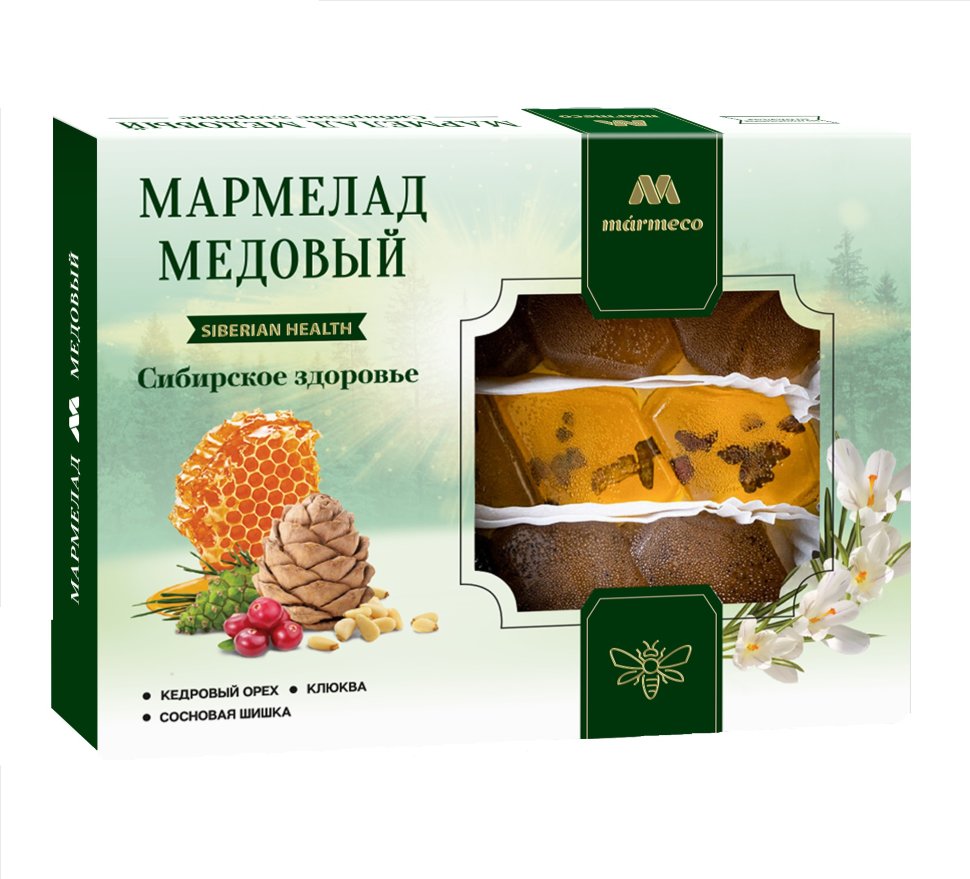  Мармелад медовый "Сибирское здоровье" без сахара 200г  в Орске