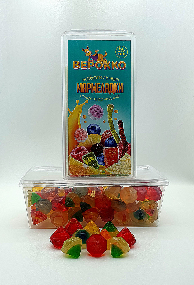  Жевательный мармелад Самоцветы, 250г      в Орске
